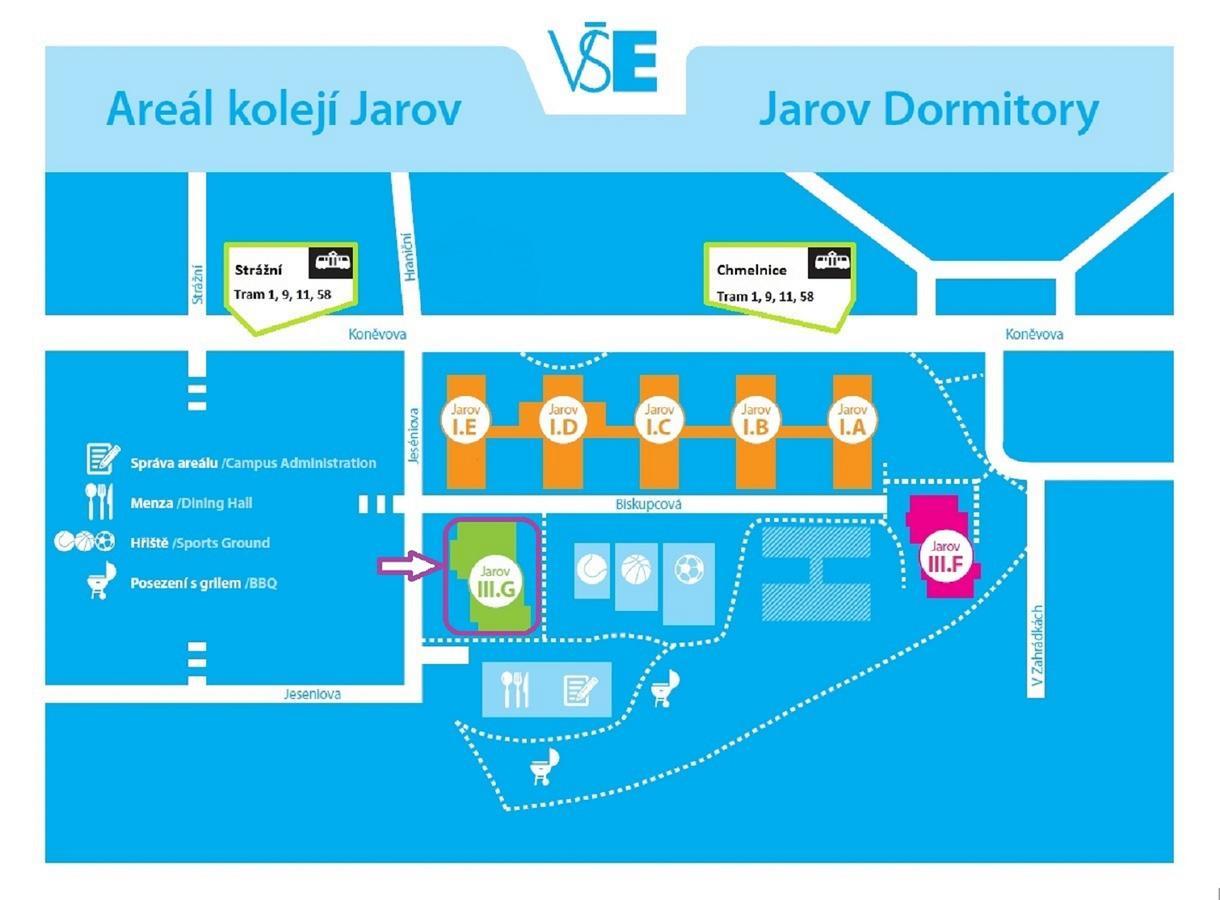 Hostel Jarov III. F Praag Buitenkant foto